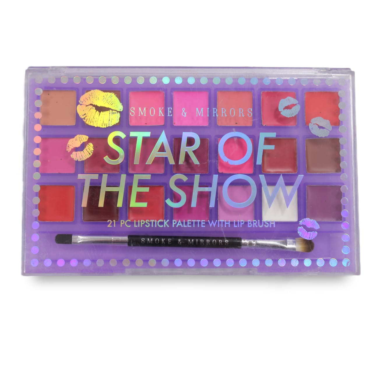 LIPSTICK PALETTE WITH LIP BRUSH STAR OF THE SHOW