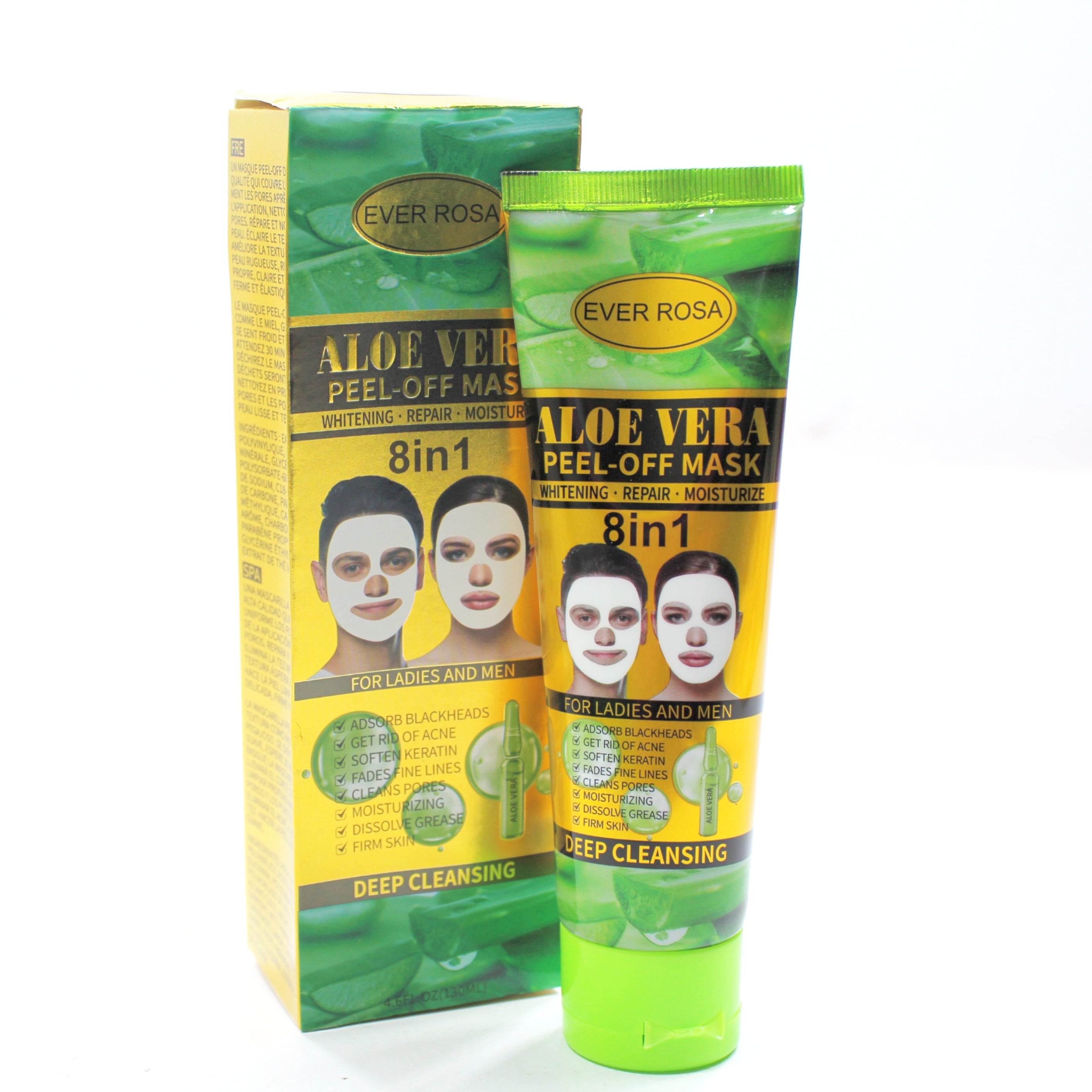 PEEL OFF MASK ALOE VERA 8 IN 1 EVER ROSA