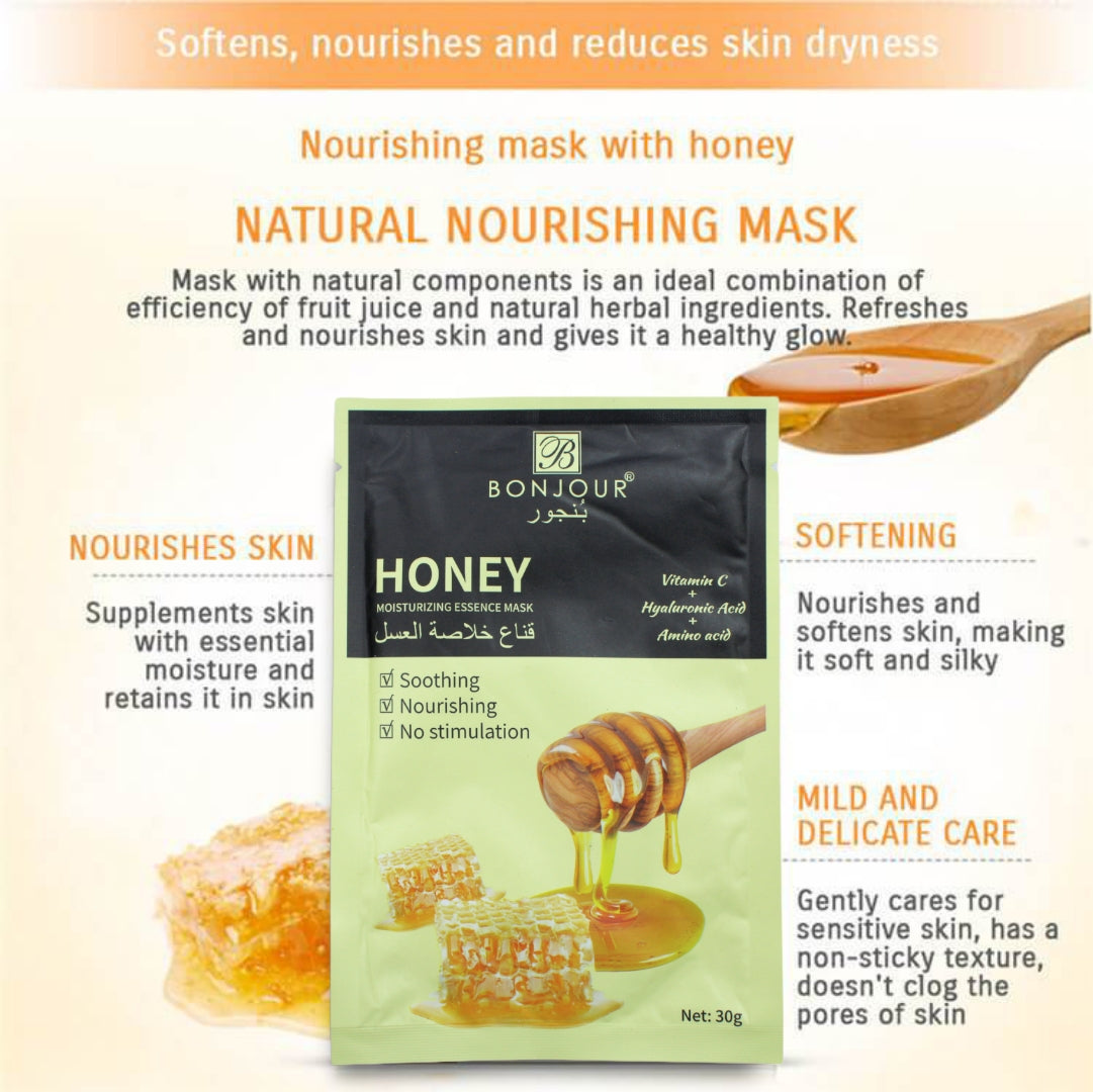 SHEET MASK HONEY BONJOUR 10 PCS PACK