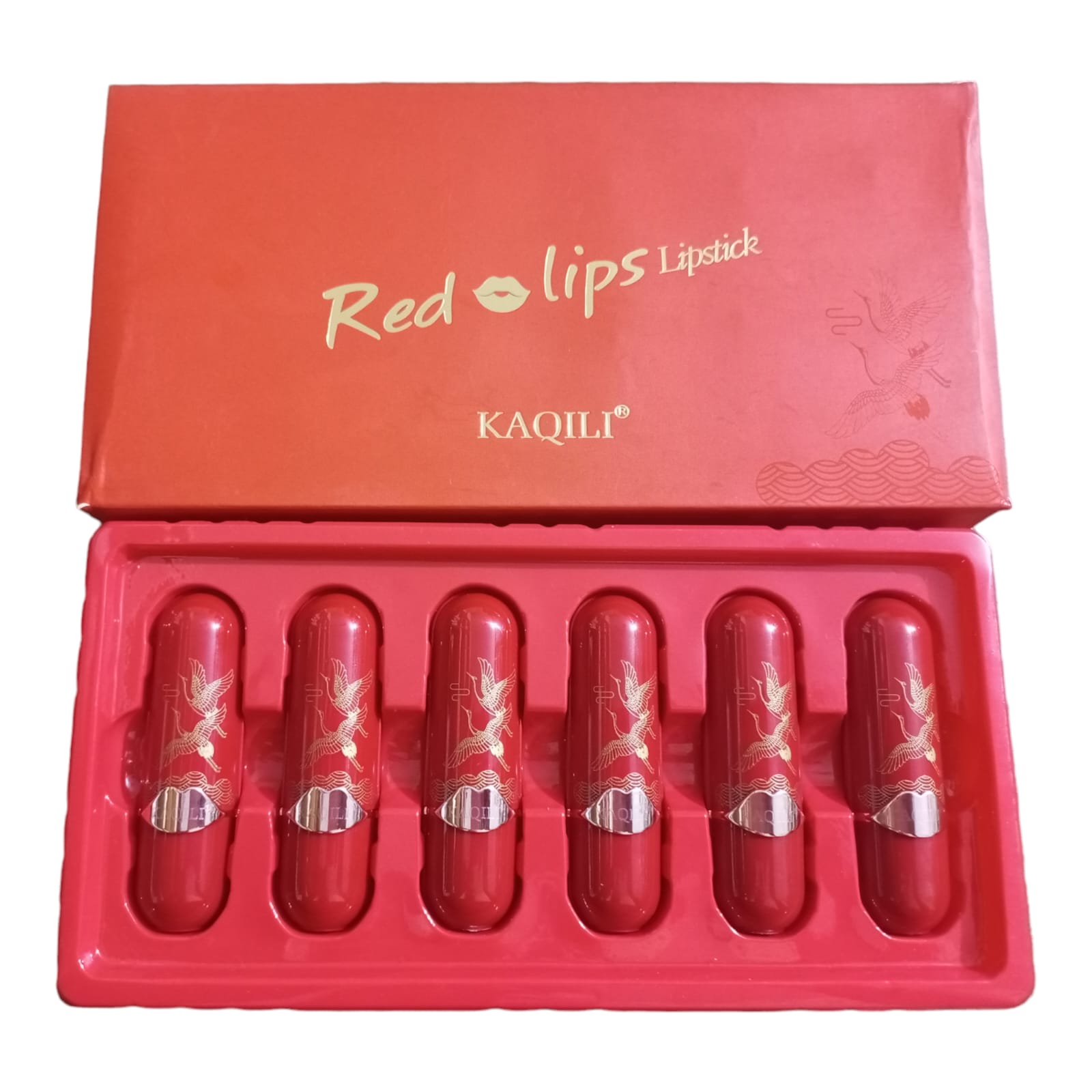 SEMI MATTE 6 LIPSTICKS SET BOX BY KAQILI