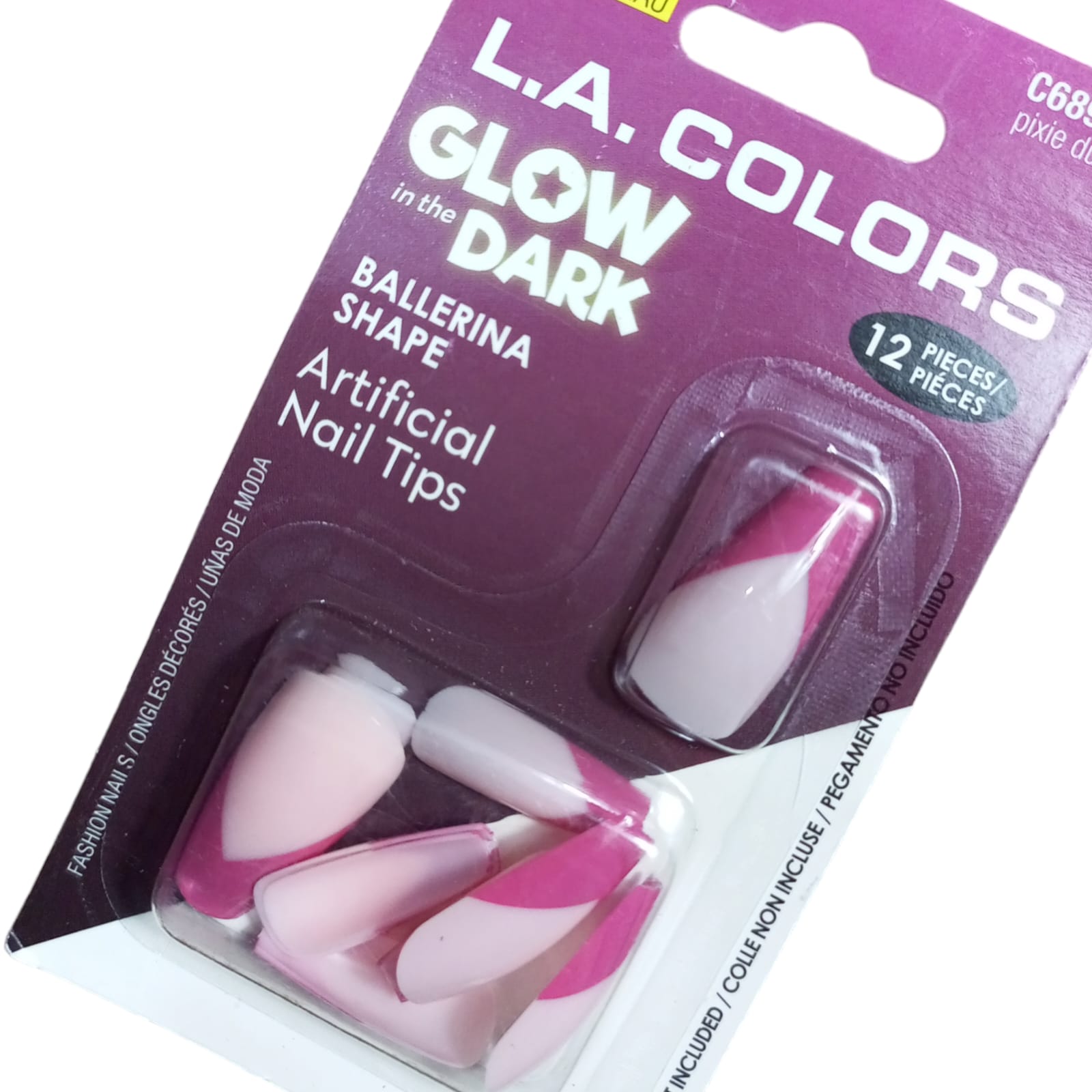 L.A COLORS 12PCS NAILS EXTENTIONS PACK