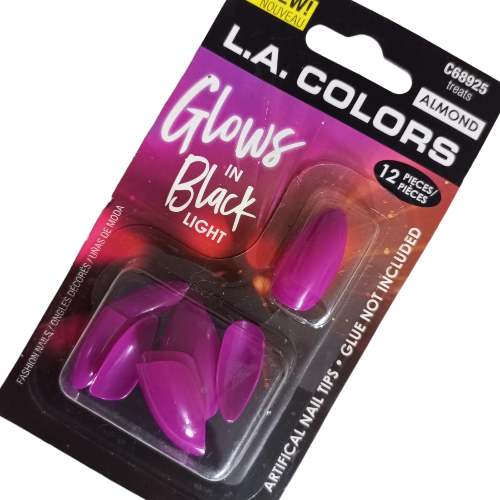 L.A COLORS 12PCS NAILS EXTENTIONS PACK