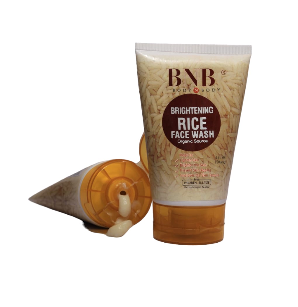 BNB BRIGHTENING RICE FACE WASH