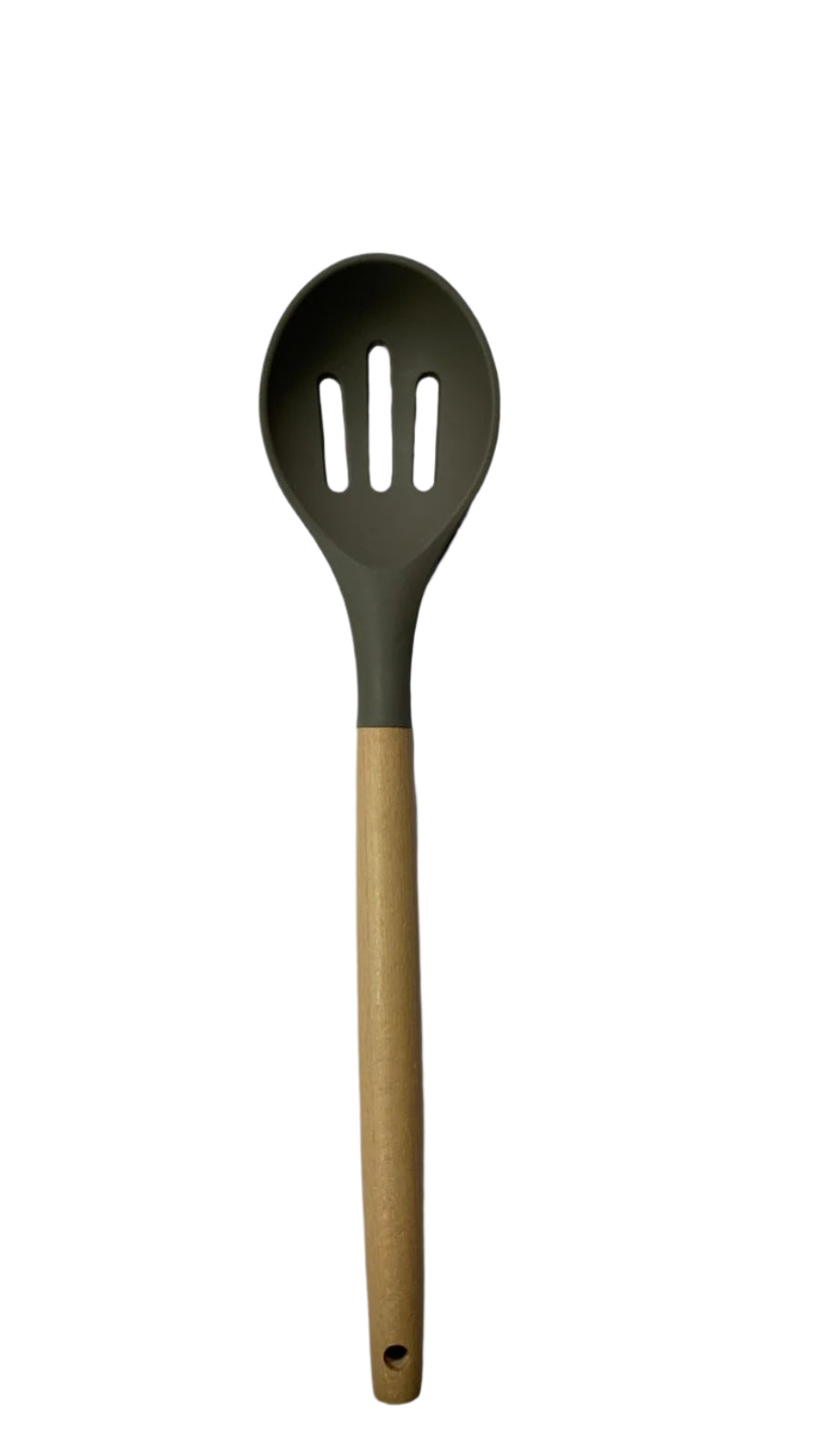 WOODEN SILICONE SPOON