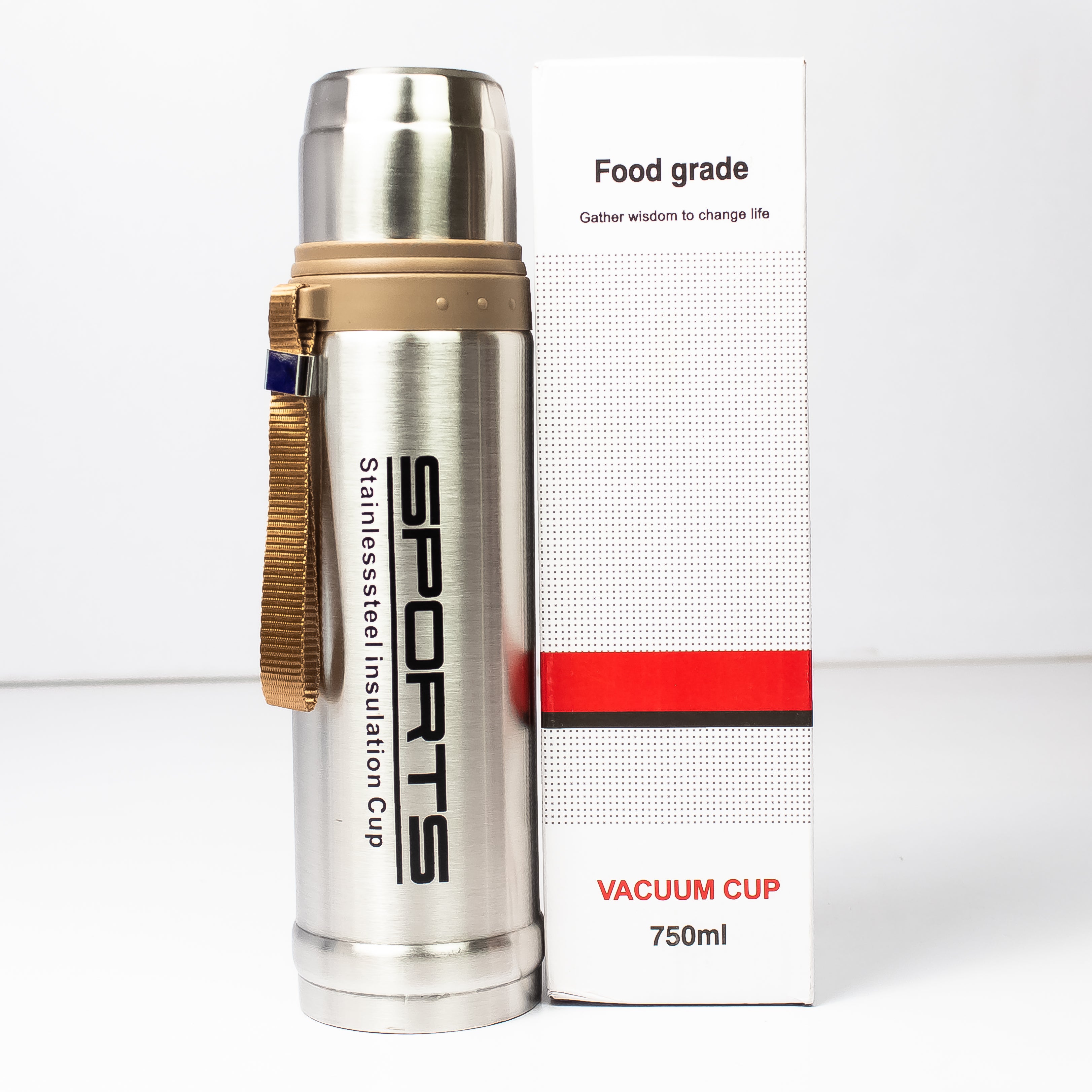 BOTTLE STAINLESS STEEL HOT & COOL THERMOS STYLE