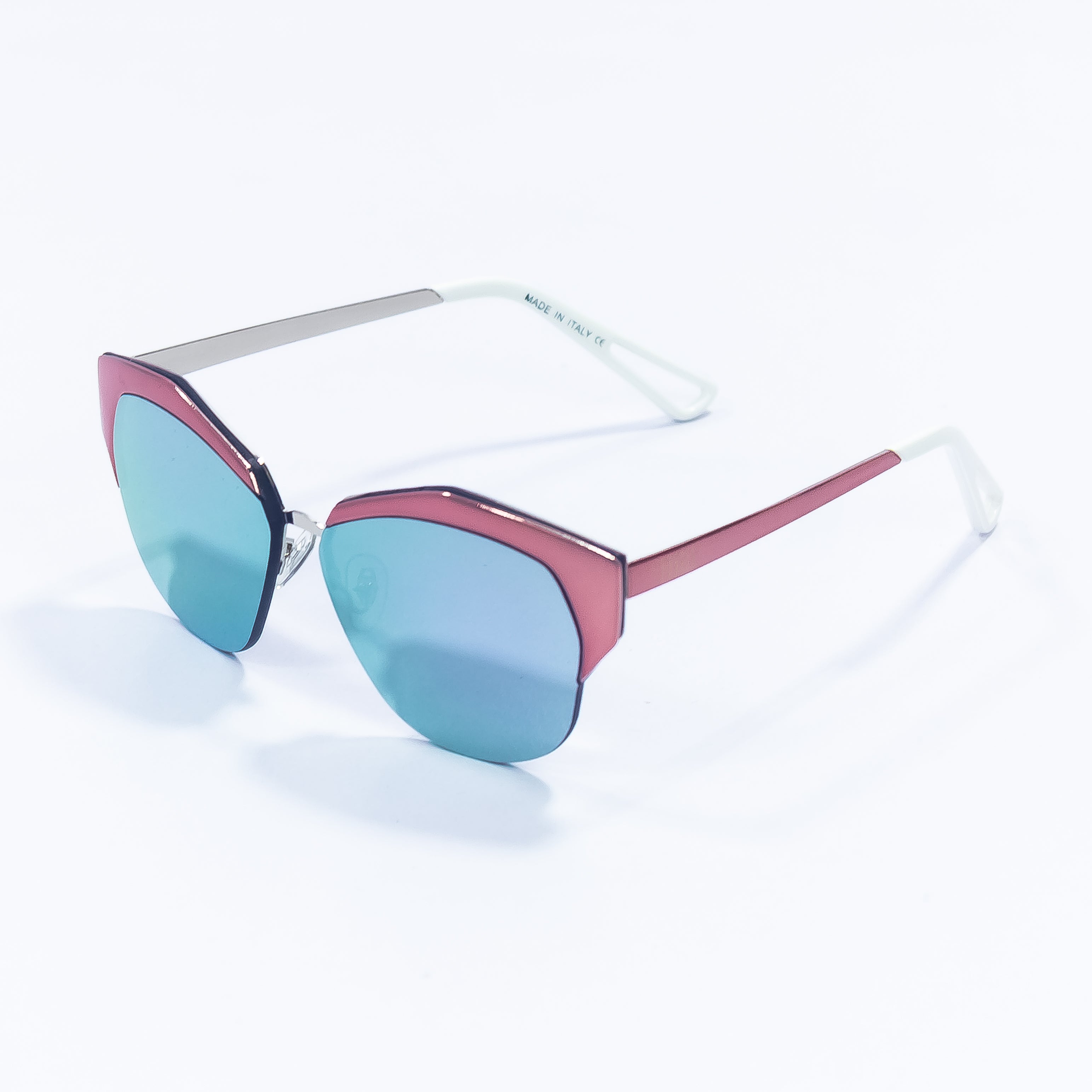 SUNGLASSSE FOR WOMEN 0I24/TE PINK PALLADIUM MIRRORED