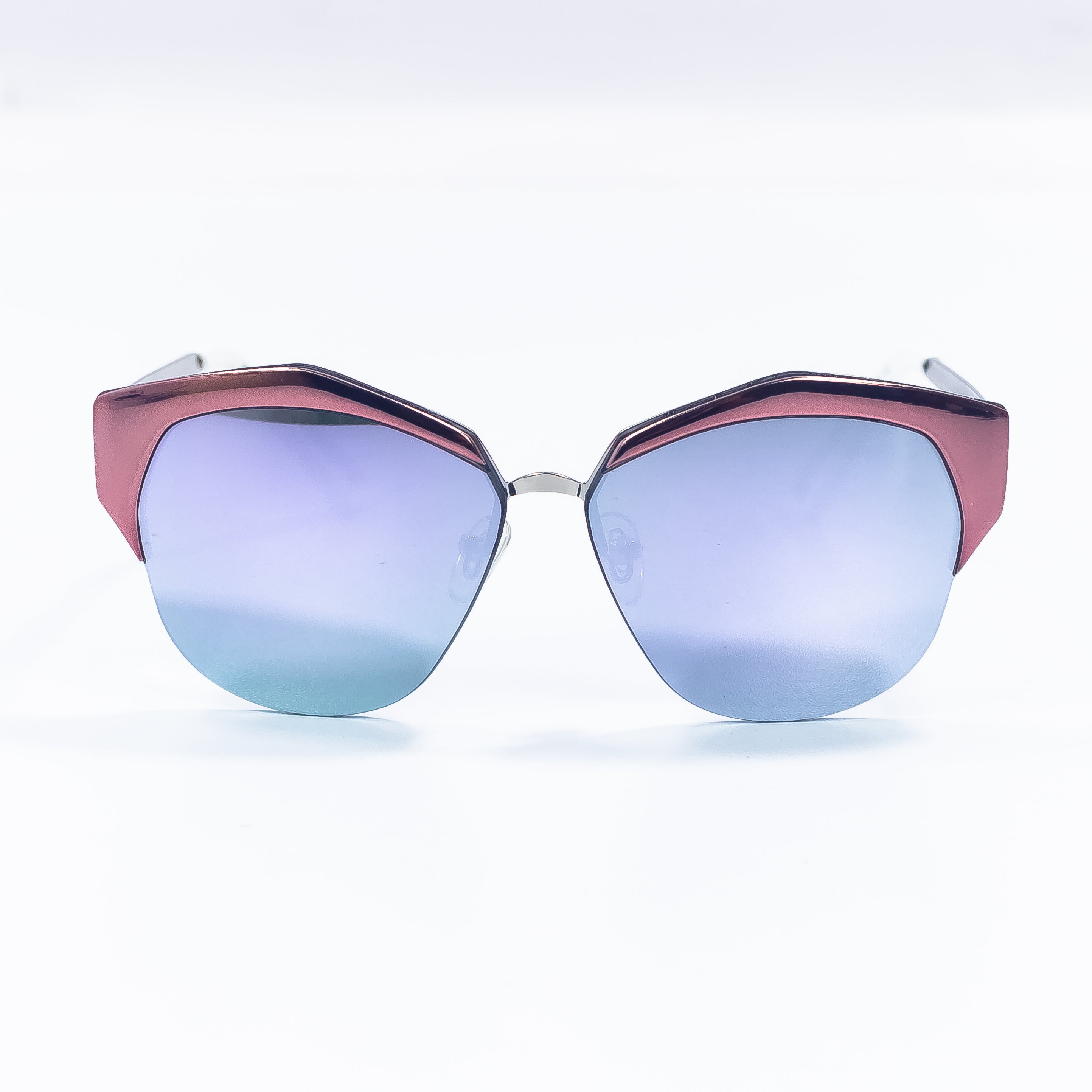 SUNGLASSSE FOR WOMEN 0I24/TE PINK PALLADIUM MIRRORED